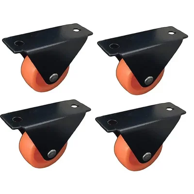 Ackwheel (A-29) Premium Quality 30 mm Plate type Fix Castor Wheel, Load Capacity 65 Kg (Pack of 4 pcs)